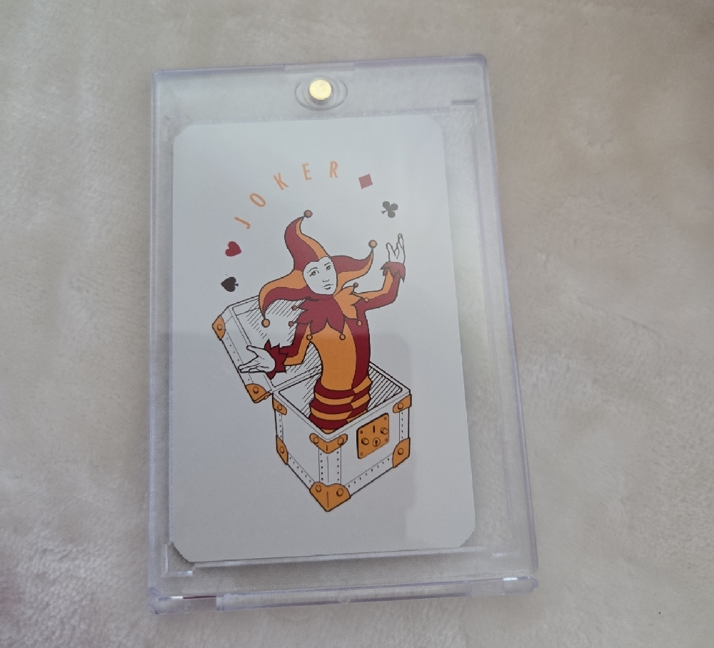 Louis Vuitton Joker Playing Card in Protective Case